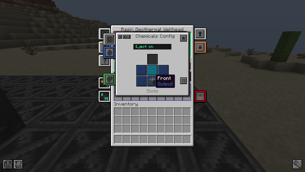 Mekanism's side configuration